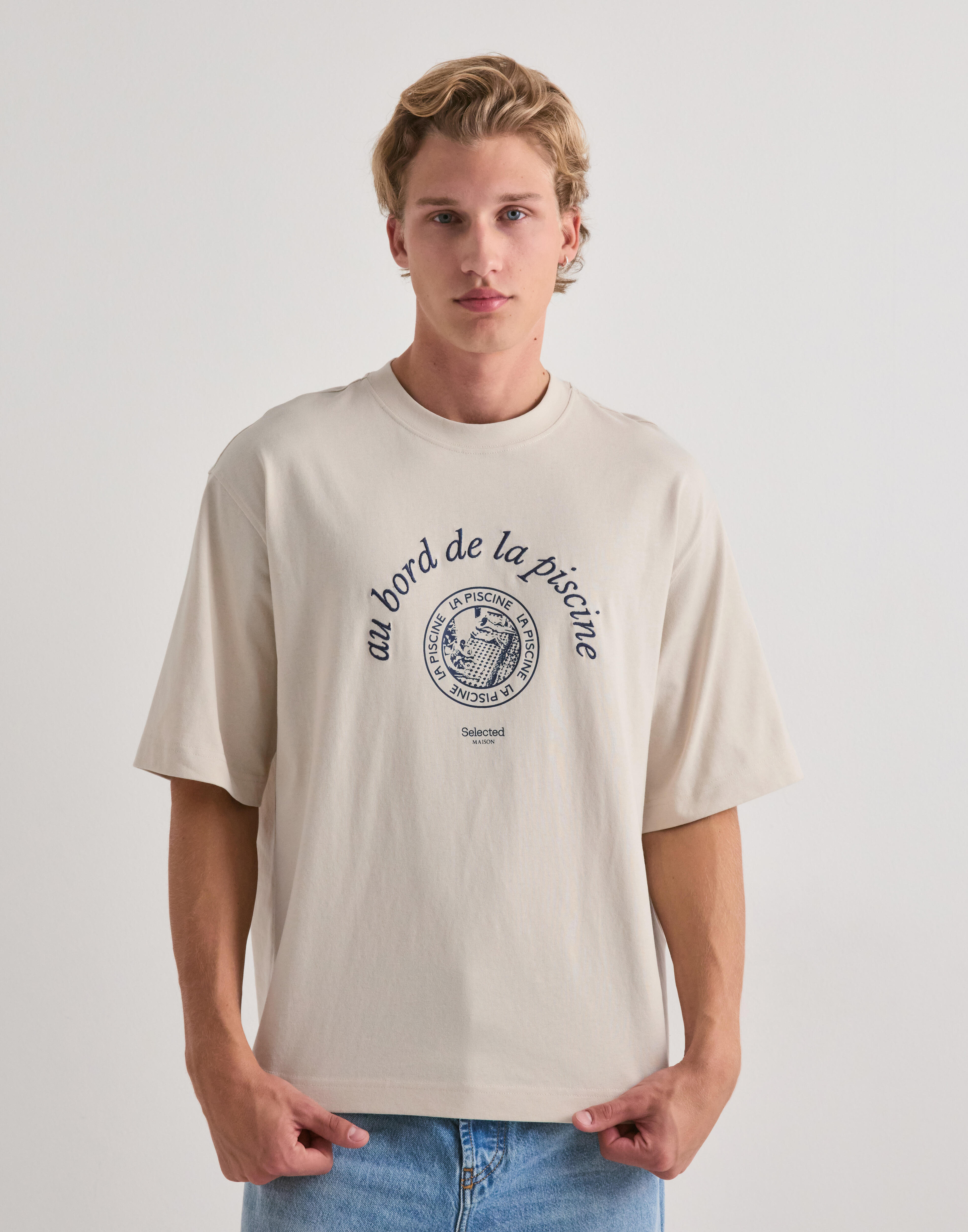 Buy Jack & Jones JORSANREMO BACK TEE SS CREW NECK SN - Bright