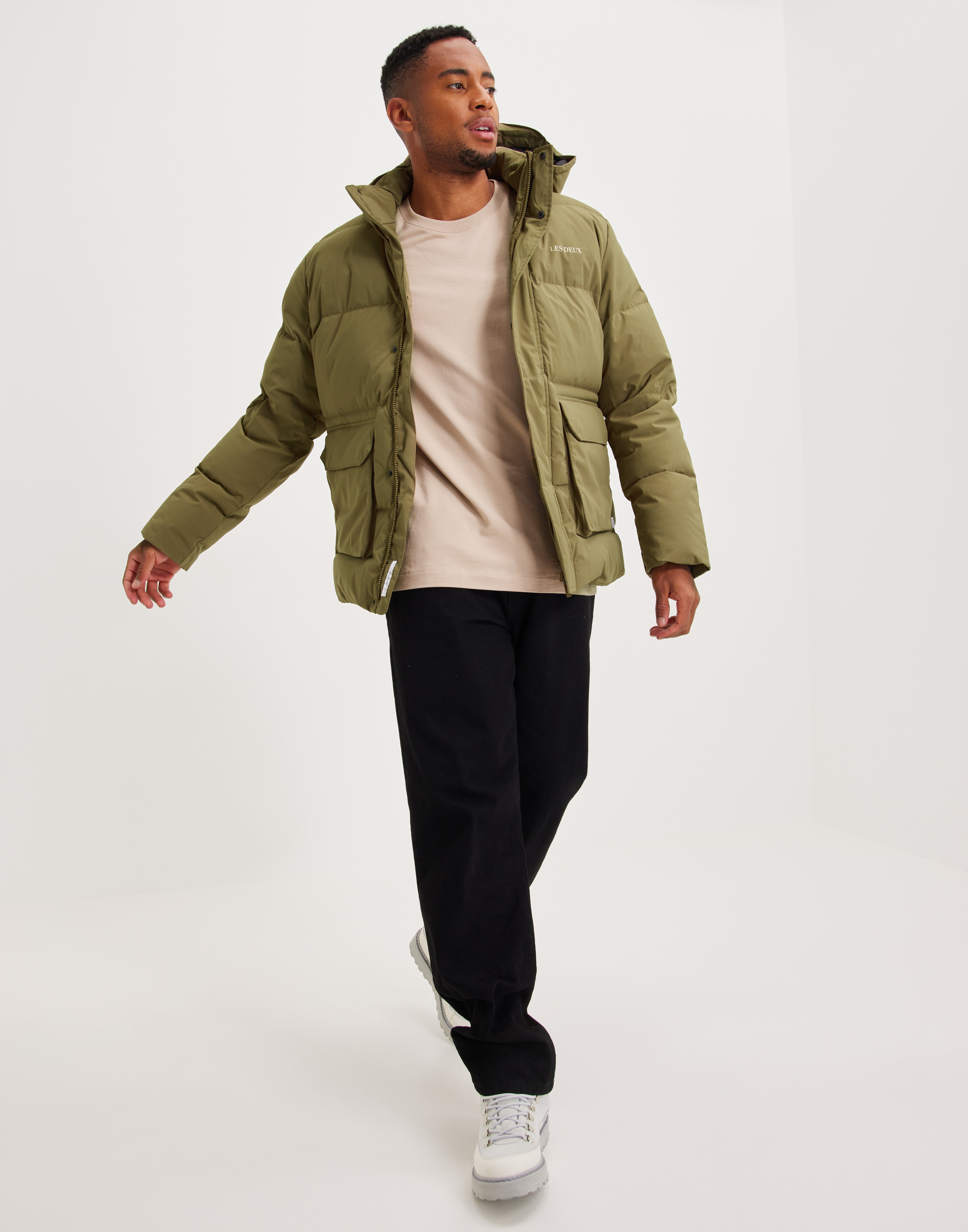 Buy Les Deux Maddox Down Jacket - Gray | NLYMAN