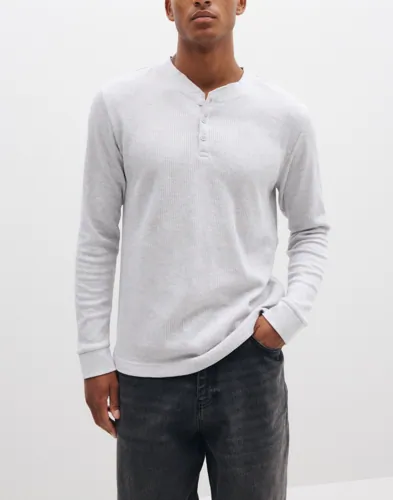 JACK & JONES Jornorrebro Henley Ls Tee Sn Farfarströjor långärmade t-shirts herr – bild 2