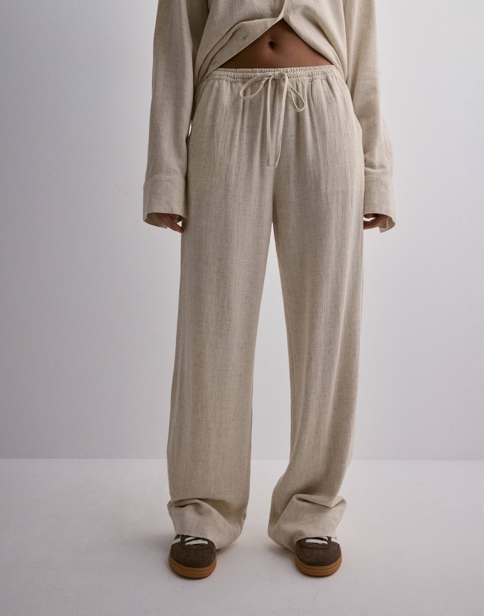 Pull On Linen Pants