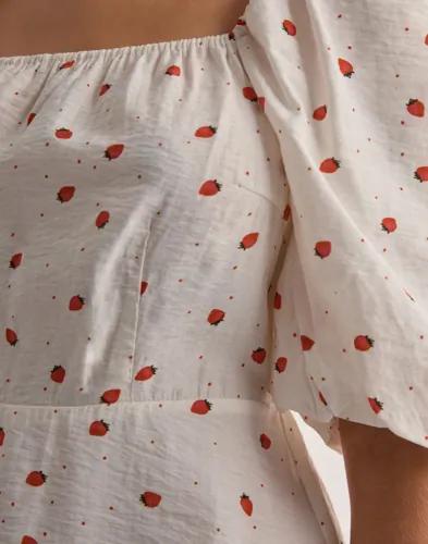 VERO MODA Vmodette 2/4 Short Dress Wvn Ga sommarklänningar dam – bild 6