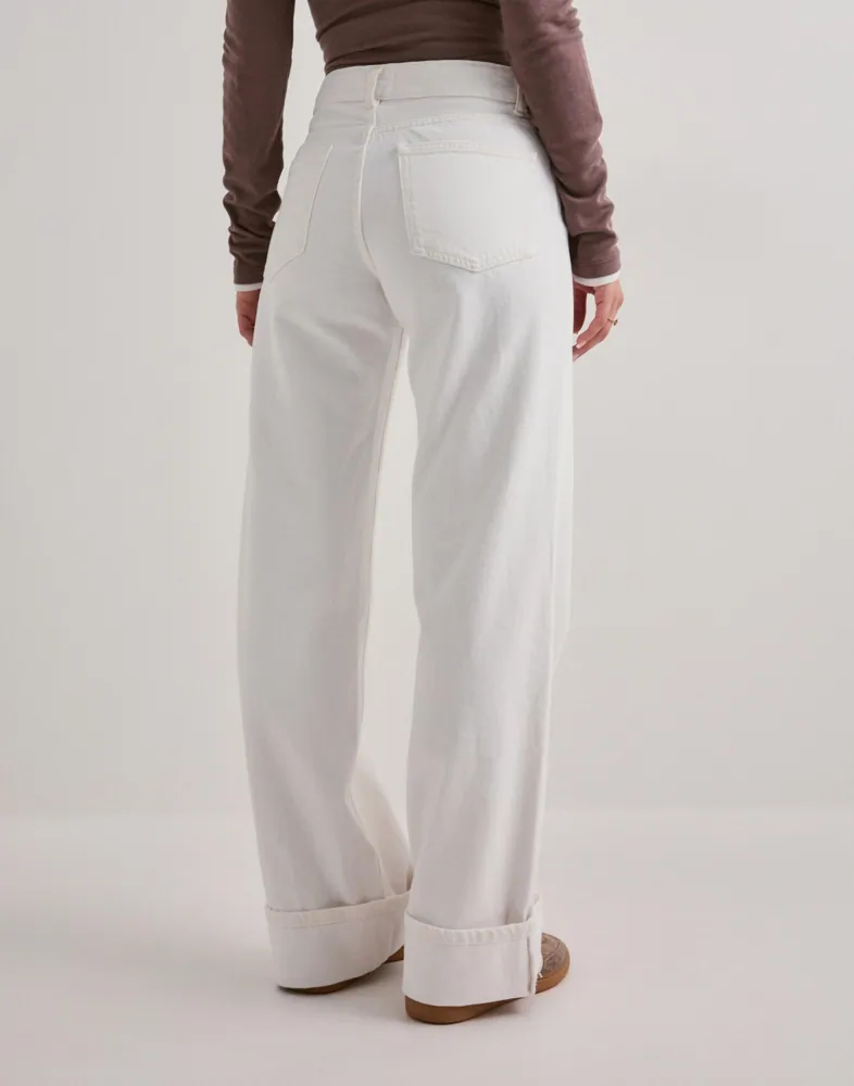 Onlella Mw Wide Fold Up Dnm White T