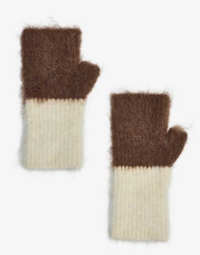Nelly Alpaca Blend Wrist Warmers handskar & vantar dam – bild 2