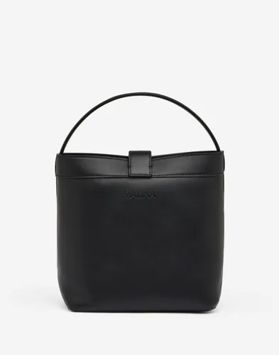 MALINA Monogram Leather Bucket Bag handväskor dam – bild 3