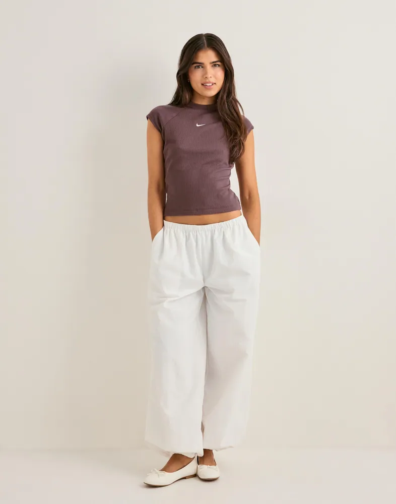 NIKE W Nsw Chill Knit Rib Ss Top toppar & linnen dam – bild 2