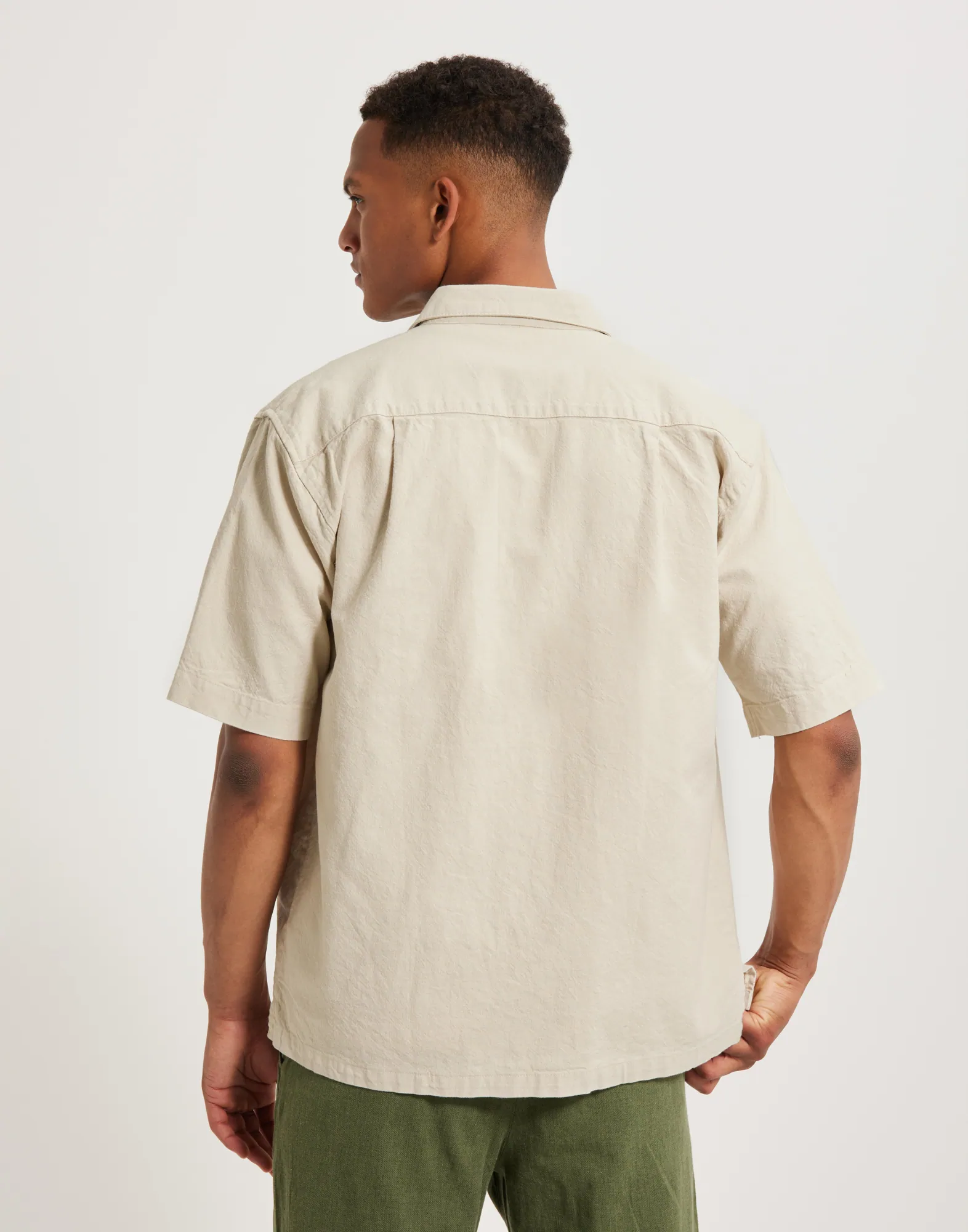 Alvin cotton linen relaxed shirt