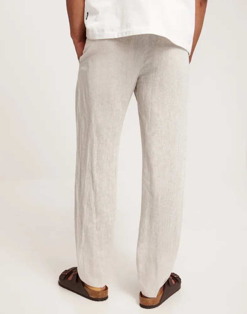 SLH196-STRAIGHT MADS LINEN PANT NOO