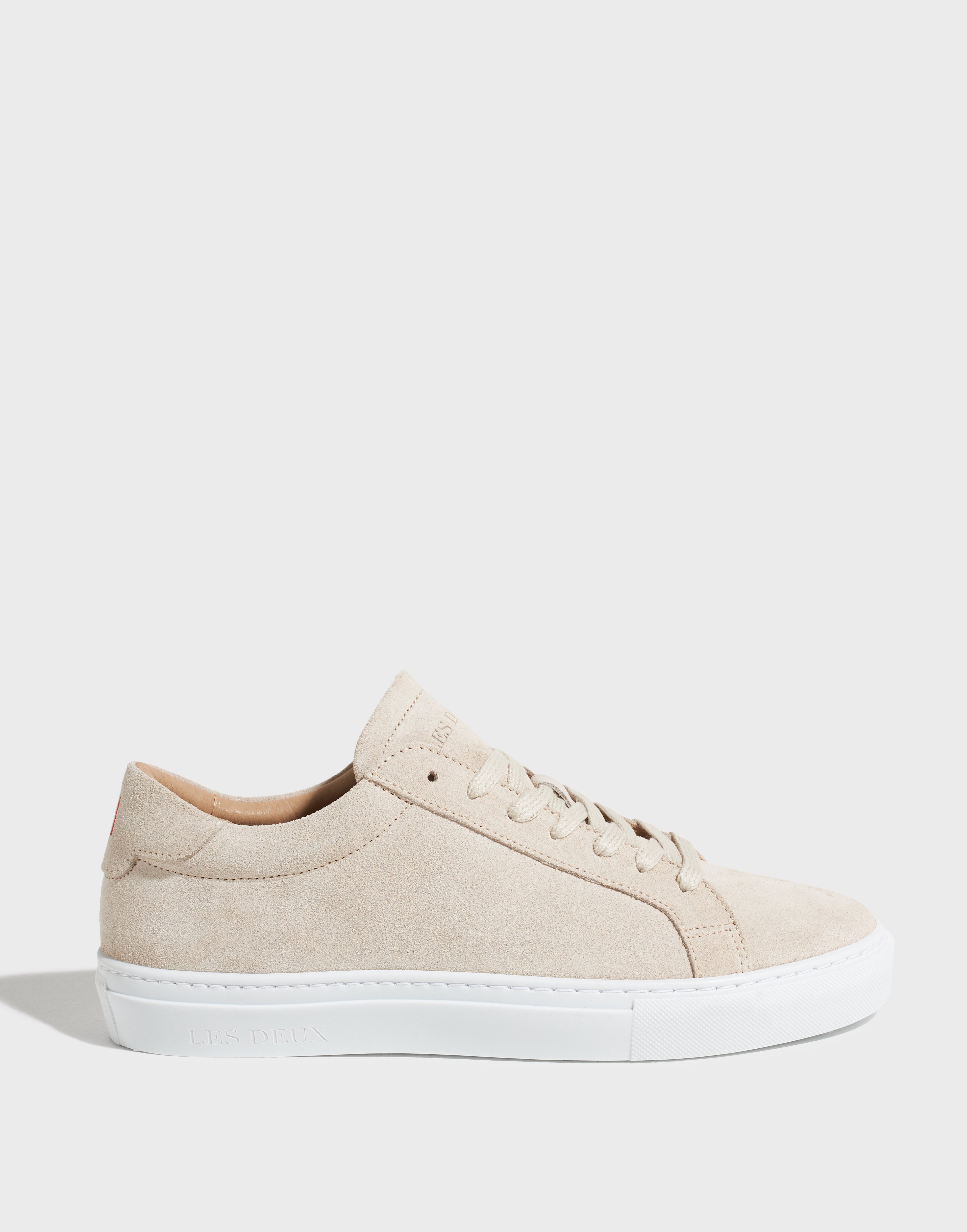 Buy Les Deux Theodor Suede Sneaker - Ivory | NLYMAN