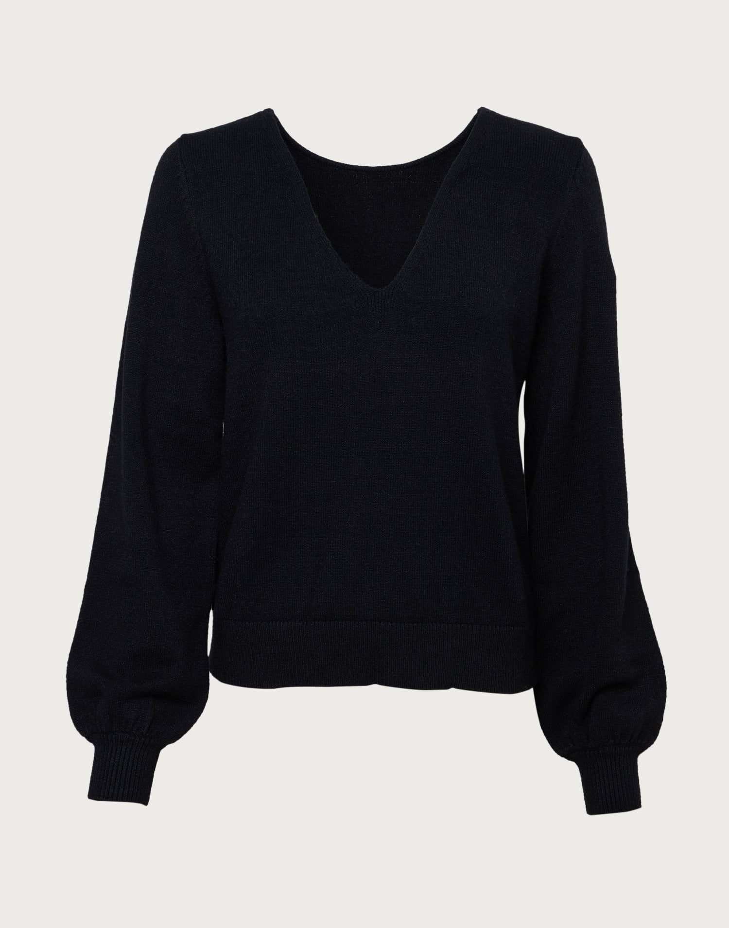 VIRIL REV V-NECK L/S TOP - NOOS