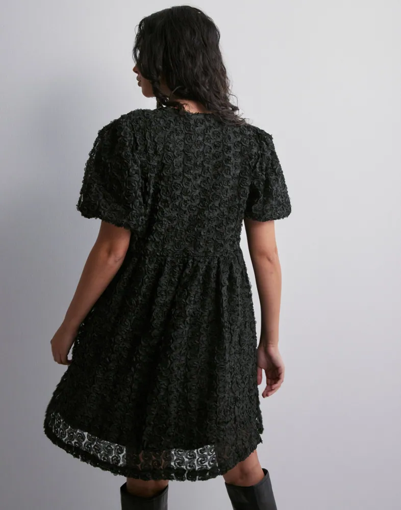 Pieces - Svart - Pcnolia Ss Dress D2D