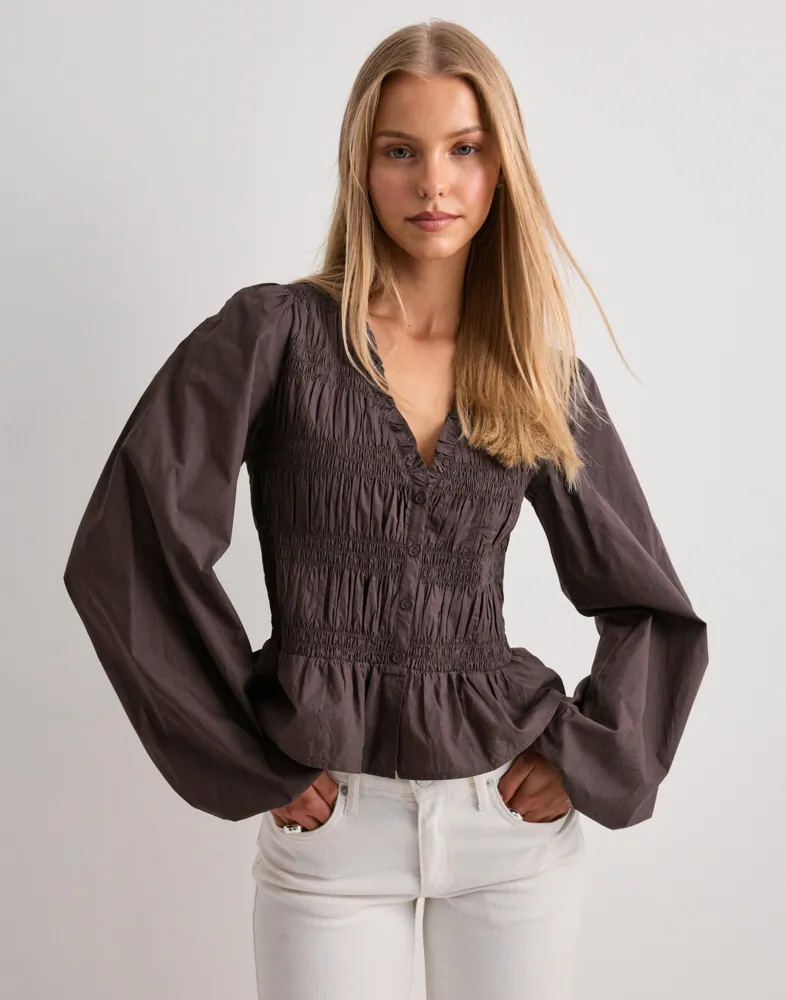 Flirty V-neck Blouse