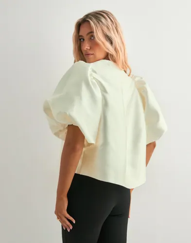 MALINA Cleo pouf sleeve blouse blusar dam – bild 3