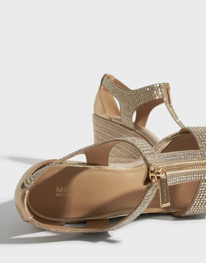 Kors Berkley Wedge Gold Michael Kors Women's Wedge Shoes