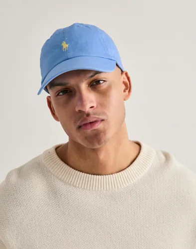 Polo Ralph Lauren chinokeps i blått med broderad logga fram