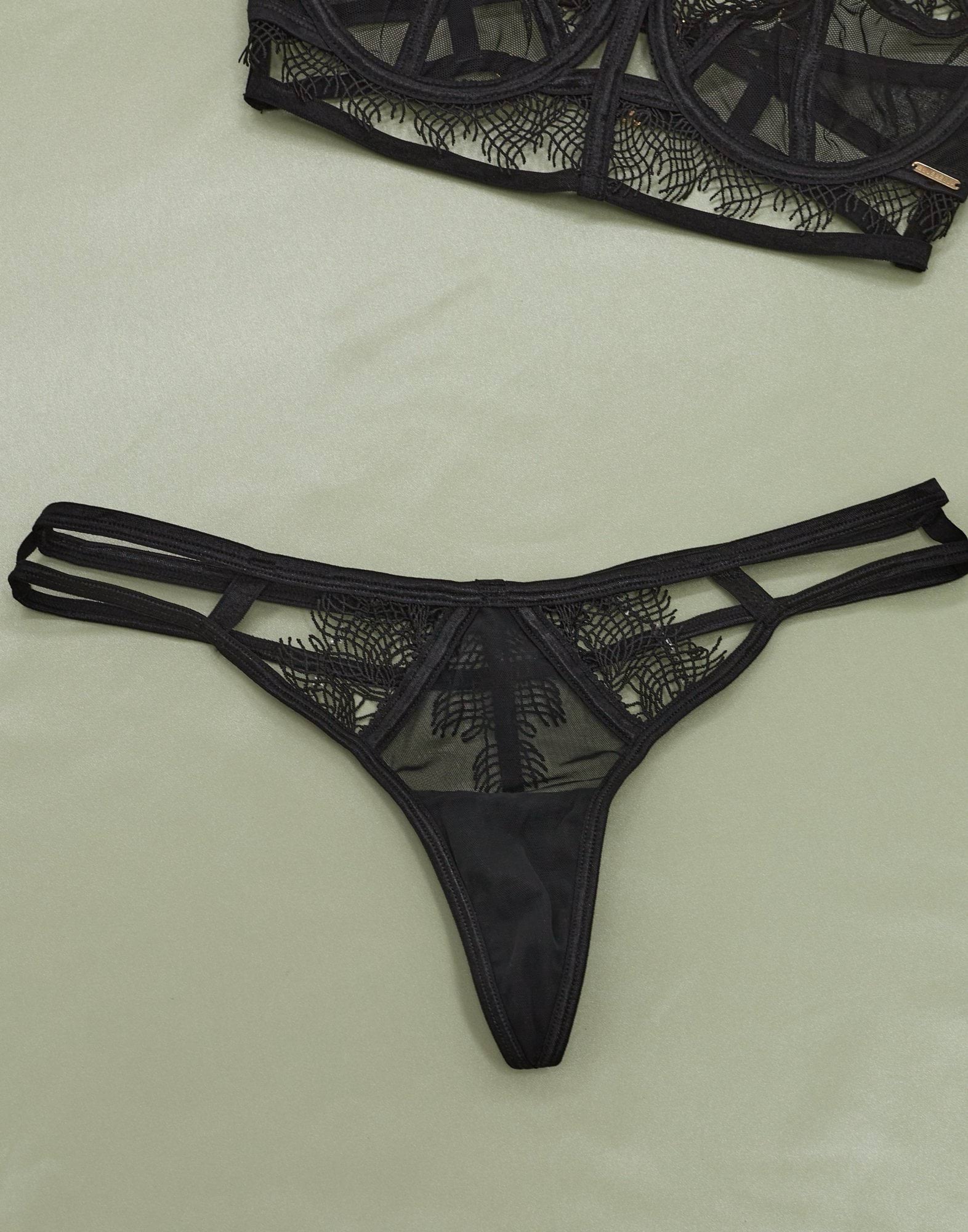 Ellis Harness Thong With Detachable Harness