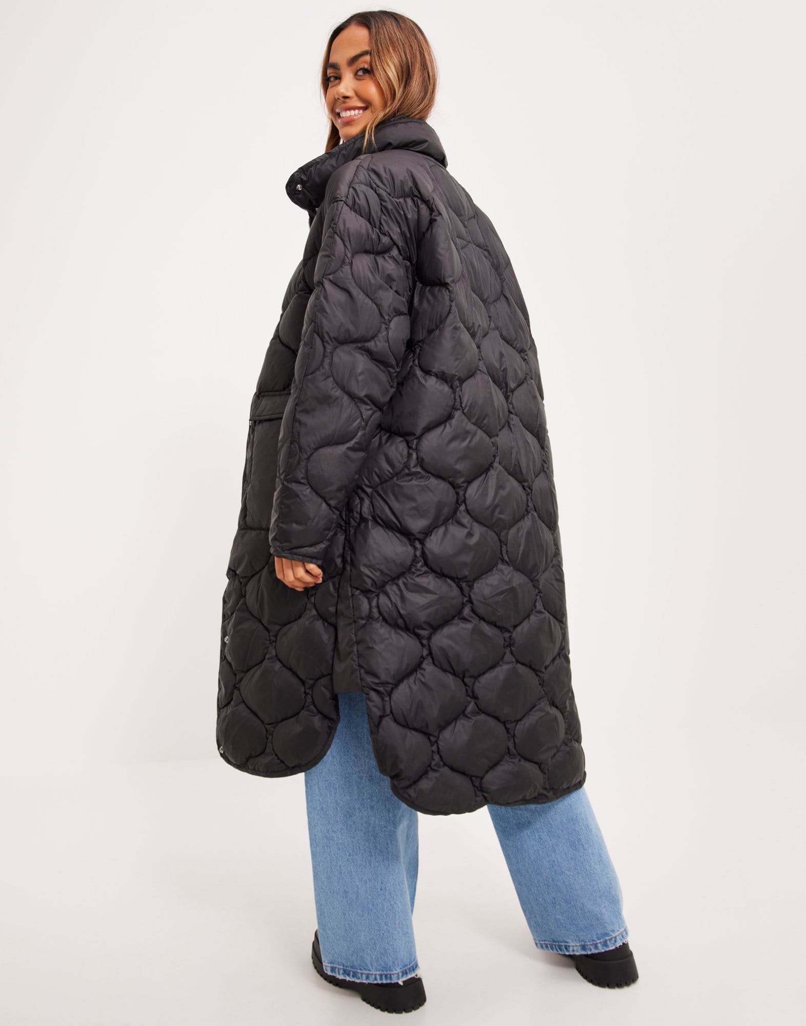 JXLENORA OVERSIZED SHINY QUILTED COAT SN