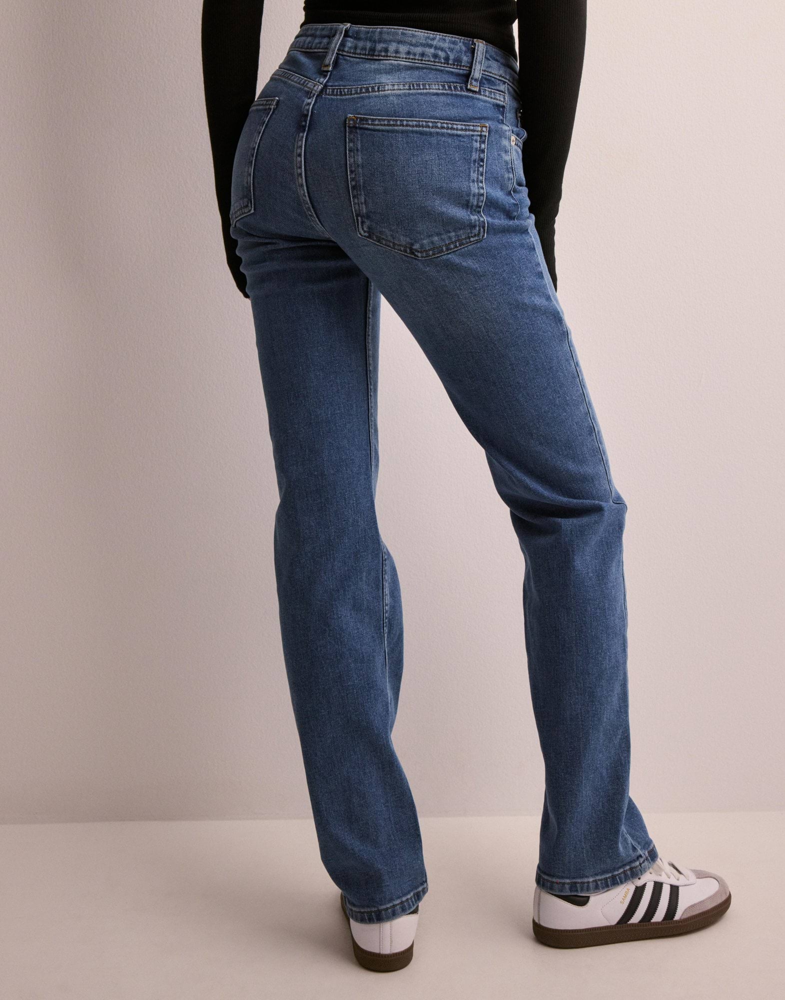 Low Waist Straight Leg Jeans