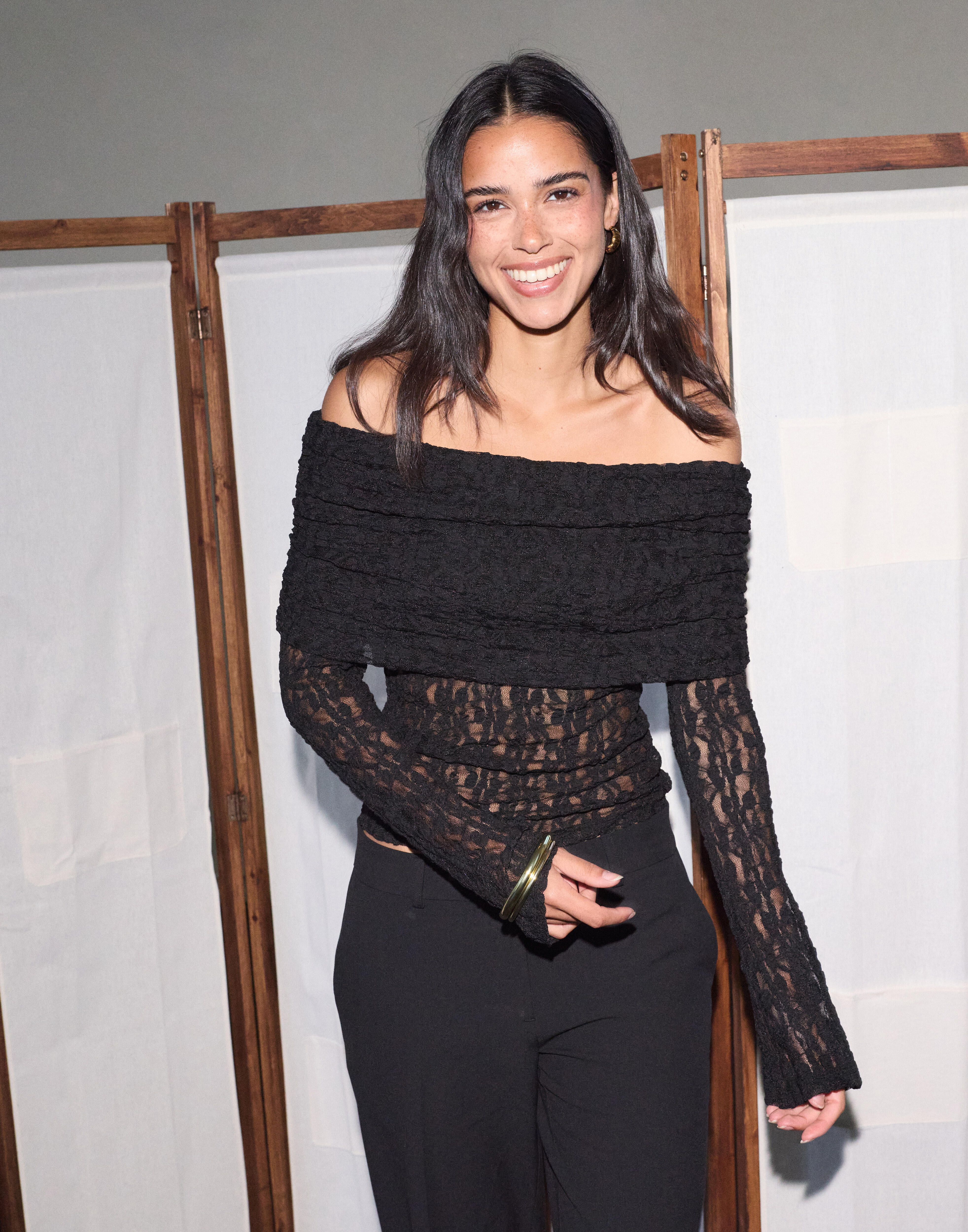 トップス S lace trim off shoulder tops black ASOS DESIGN off shoulder lace trim top in black | ASOS