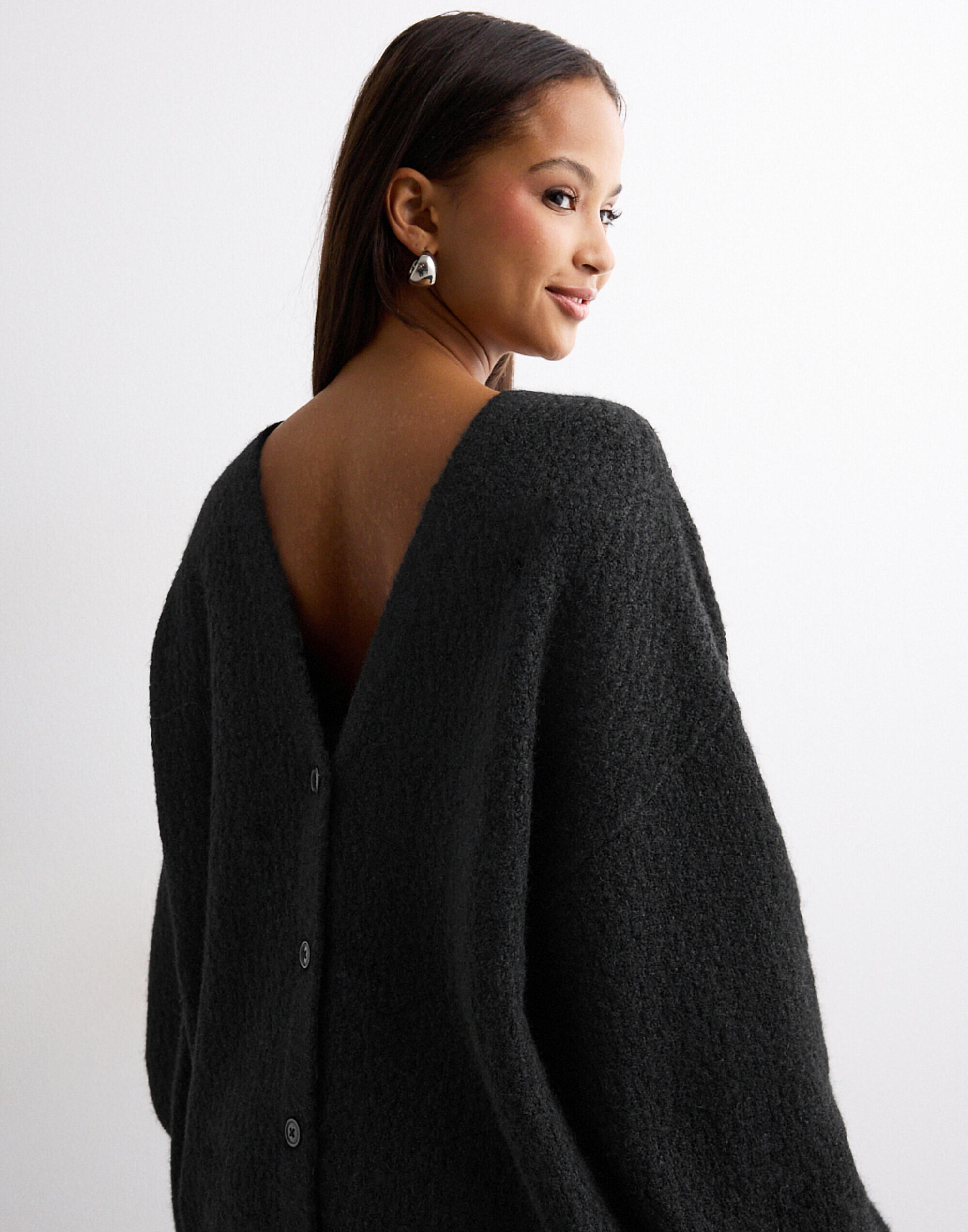 【未使用】Volume Knit Cardigan　L'Appartement Buy Nelly Volume Knit Cardigan - Brown | Nelly.com