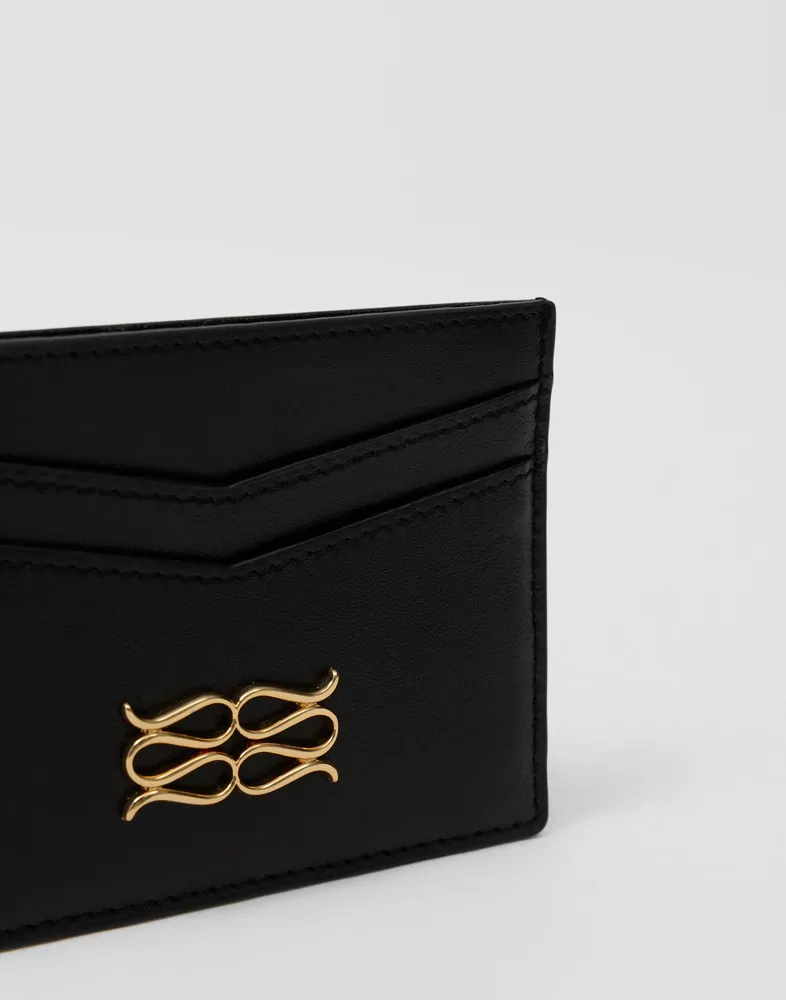 MALINA Monogram Leather Card Holder plånböcker & korthållare dam – bild 3