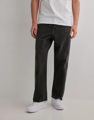 Jack & Jones Iron baggy jeans i svart denim