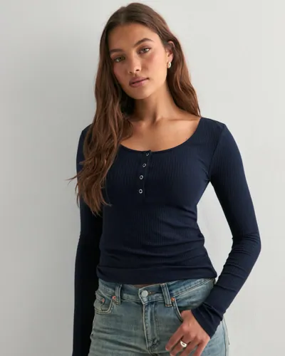 PIECES Pckitte Ls Top Noos Bc långärmade t-shirt dam – bild 2