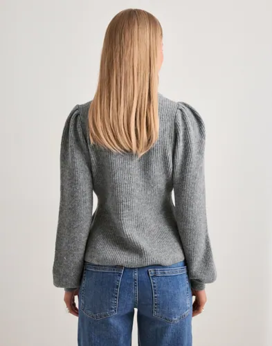 Pcsilly Ls Puff Knit Cardigan Noos 3