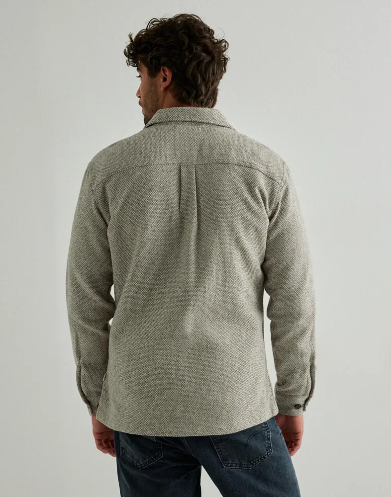 JACK & JONES Jprrayle Melange Solid L/S Overshir Overshirts skjortor & blusar herr – bild 3