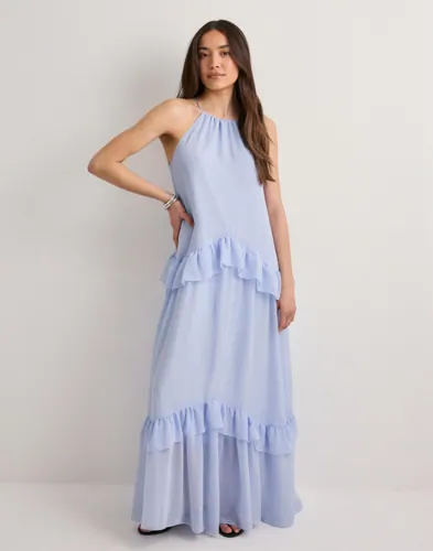 Vero Moda - Blå - Vmmackenzie Sl Halter Dress Exp