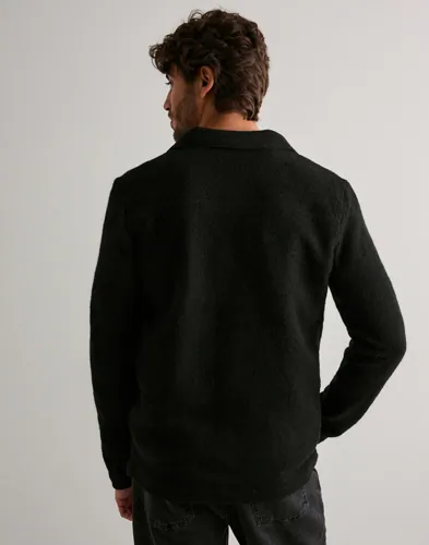 Selected Men Slhnealy Ls Knit Workwear Cardigan Overshirts herr – bild 3