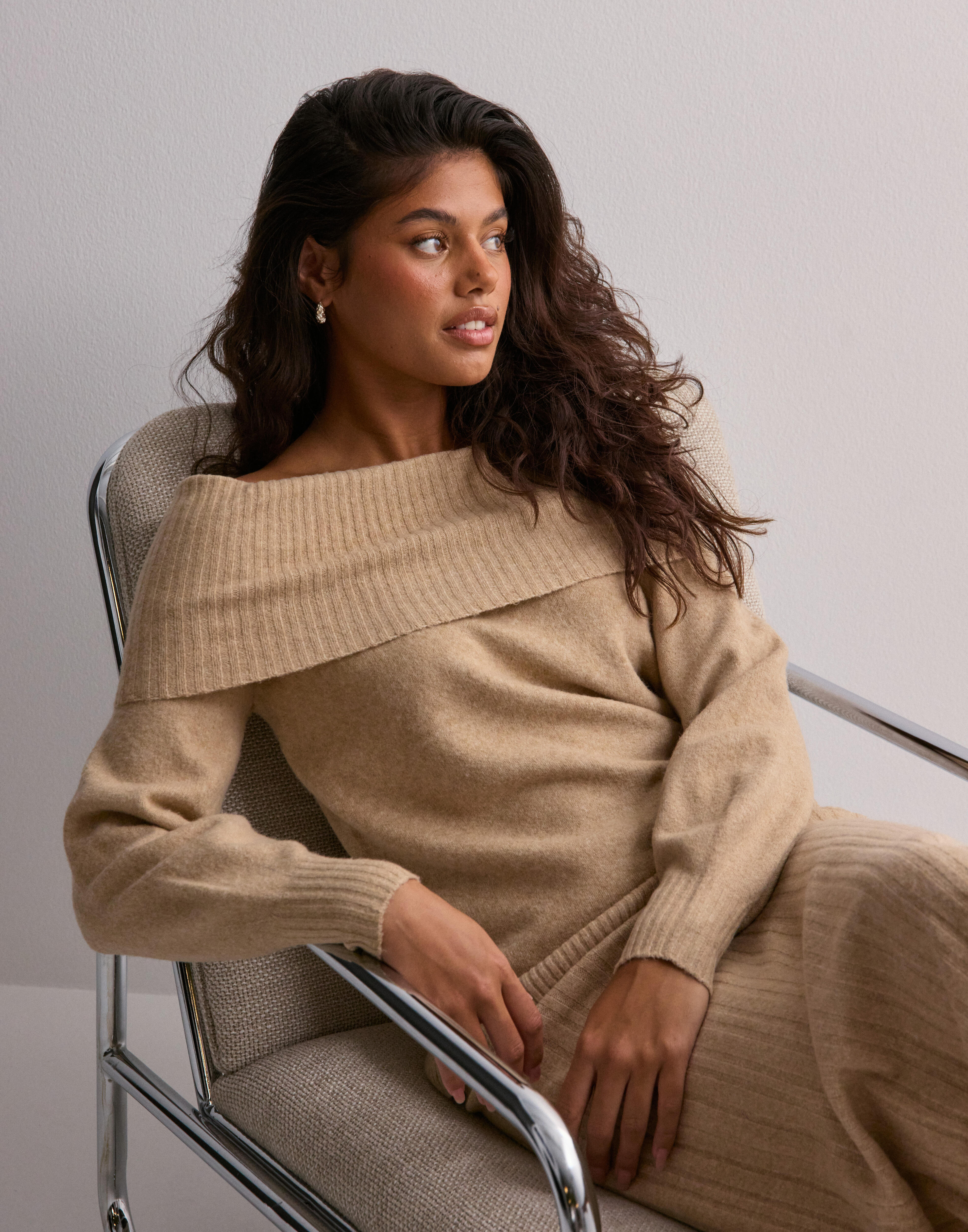 Kjøp Only ONLASTA LIFE LS O-NECK CC KNT - Cashmere Blue