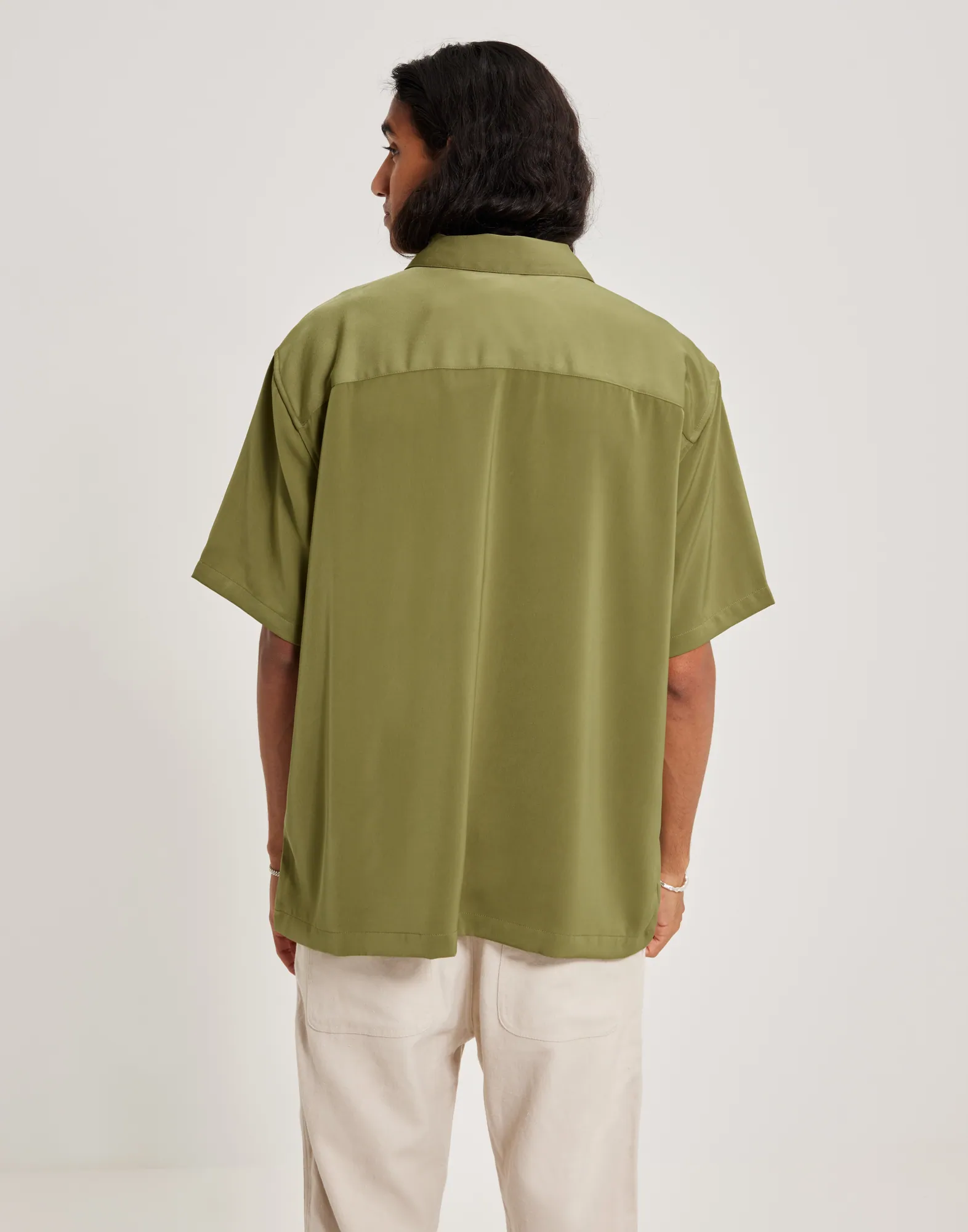 SS PAJAMA SHIRT MARTINI OLIVE