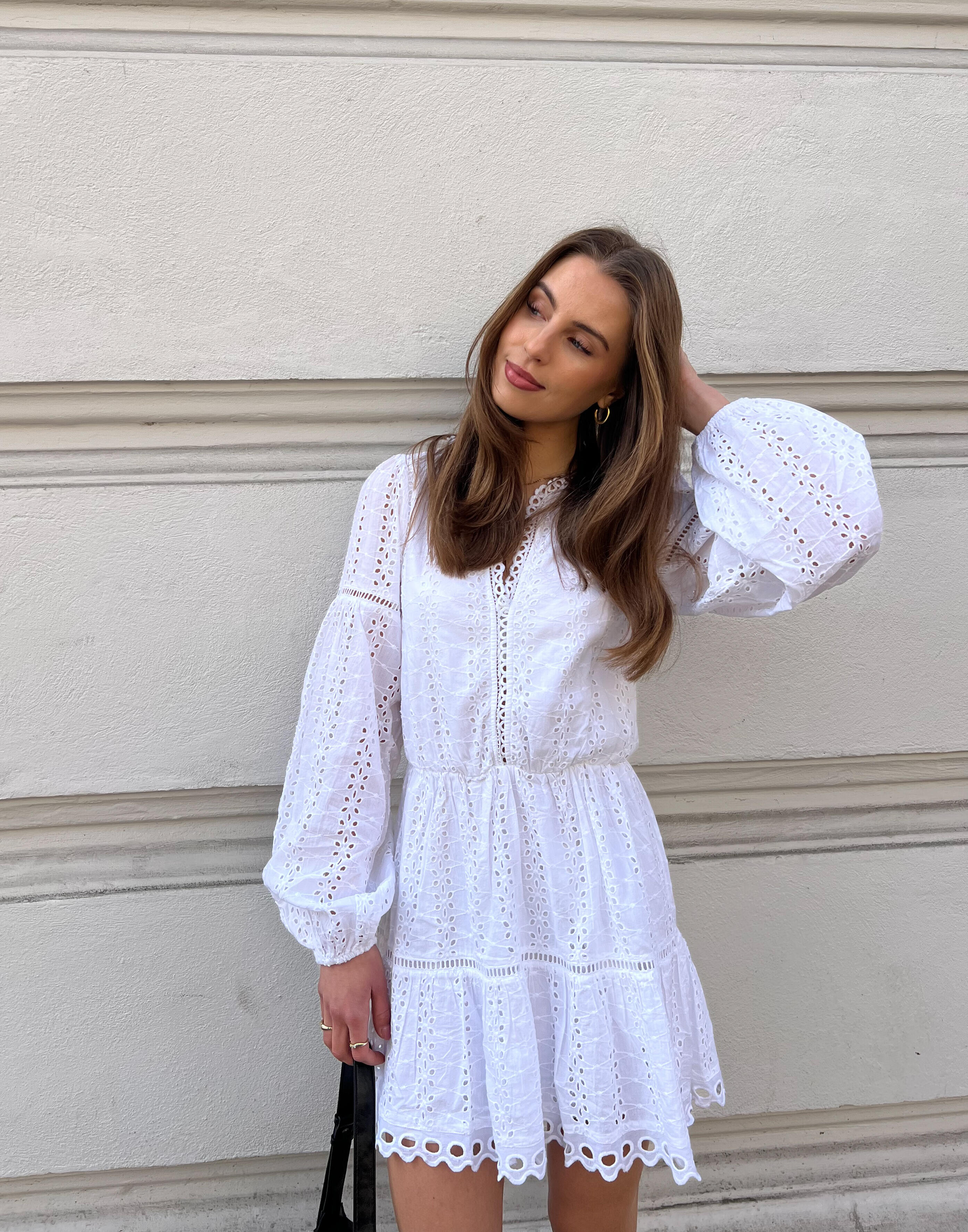 Buy Nelly Embroidered Dress - White | Nelly.com Buy Nelly Embroidered Dress - White | Nelly.com