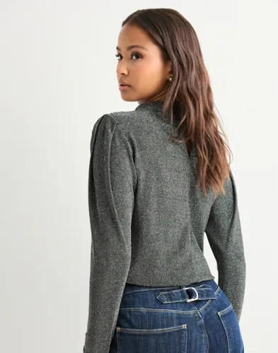 VERO MODA Awdynasty Ls High Neck Top toppar dam – bild 3