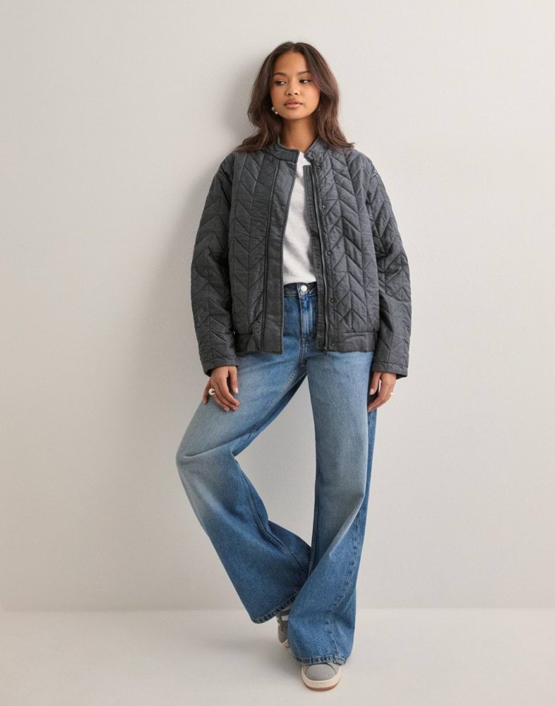 ONLY Onlmartha Wvn - Camicia Donna Off-Shoulder A Righe Con Bottoni