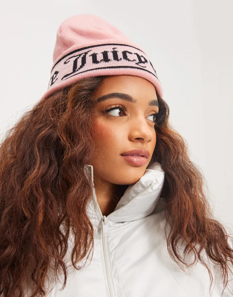 Buy Juicy Couture INGRID FLAT KNIT BEANIE - Almond | Nelly.com display picture 1