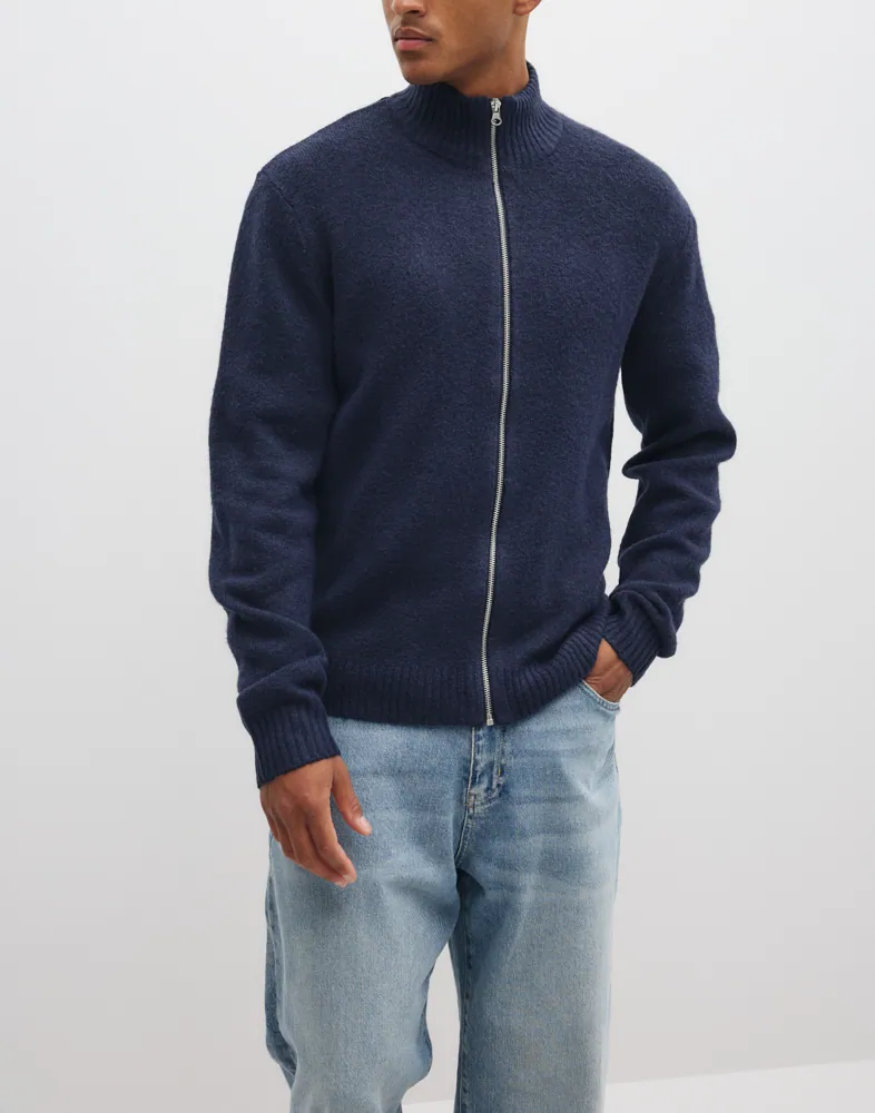 JACK & JONES Jjsoho Ollie Knit High Neck Zip Car Tröjor med dragkedja herr – bild 2