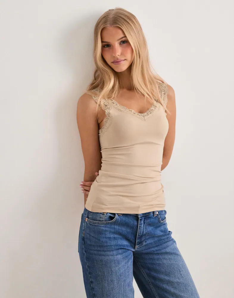 Pcbarbera Lace Top Noos Bc