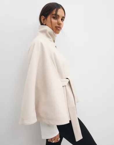 PIECES Pcaiken Cape Jacket W. Belt Bc capes och ponchos dam – bild 2