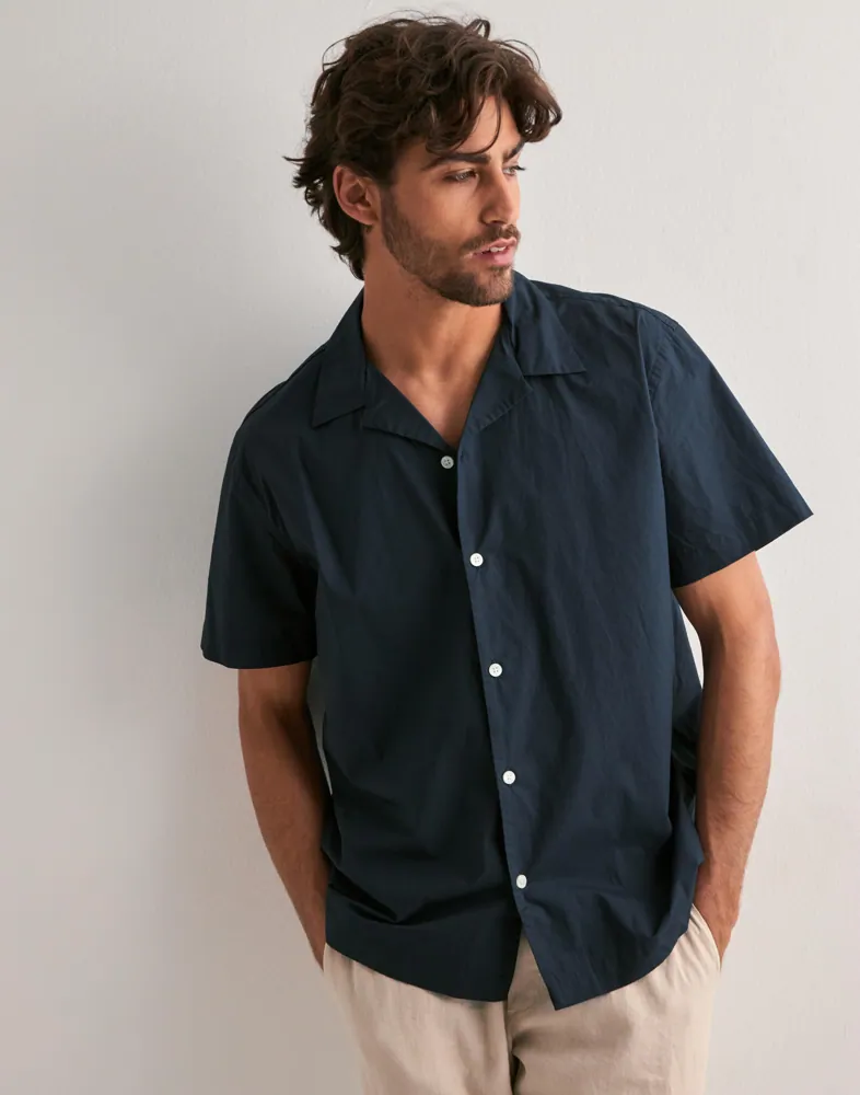 Slhrlxreid Ss Shirt Kortärmade skjortor