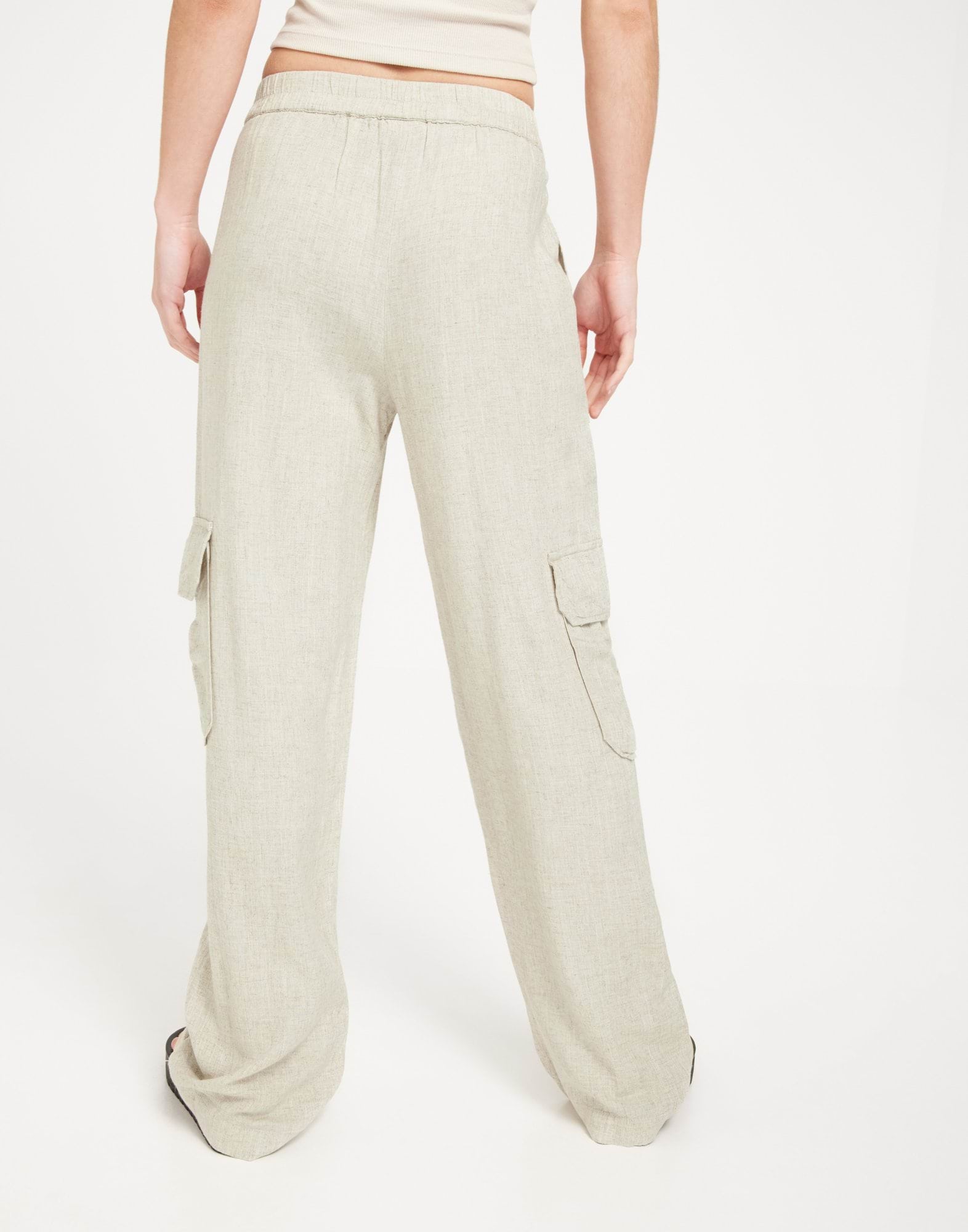 Pantaloni Donna Noisy May Nmleilani Nw Loose Pants Wvn Noos: Vita Media Con Elastico E Coulisse