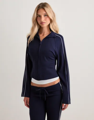 Nelly - Blå - Track Zip Jacket