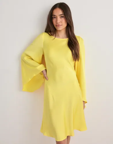 Vero Moda - Gul - Vmkamile Wide Sleeve Short Dress Ex