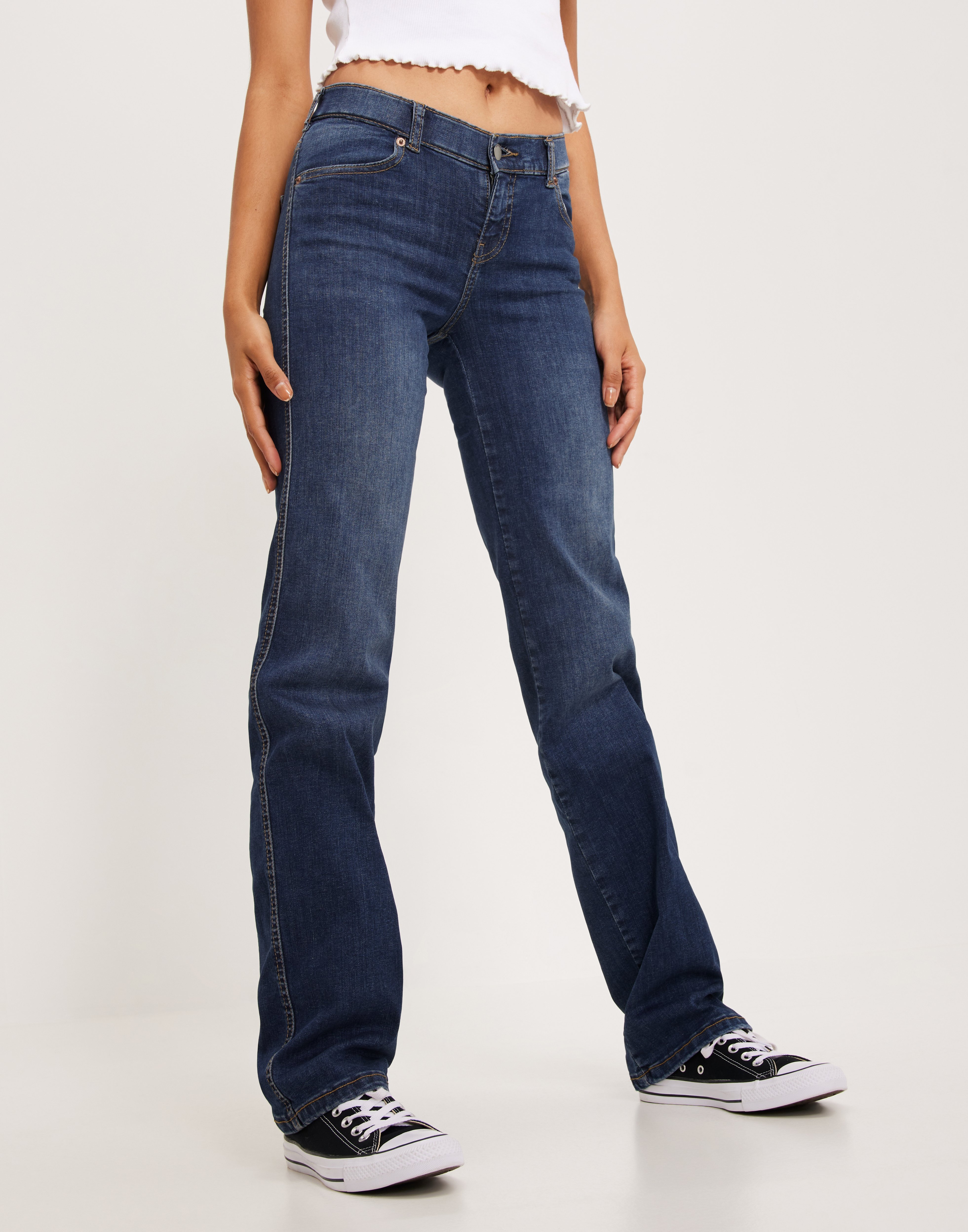 Dixy Low Straight Solid Black