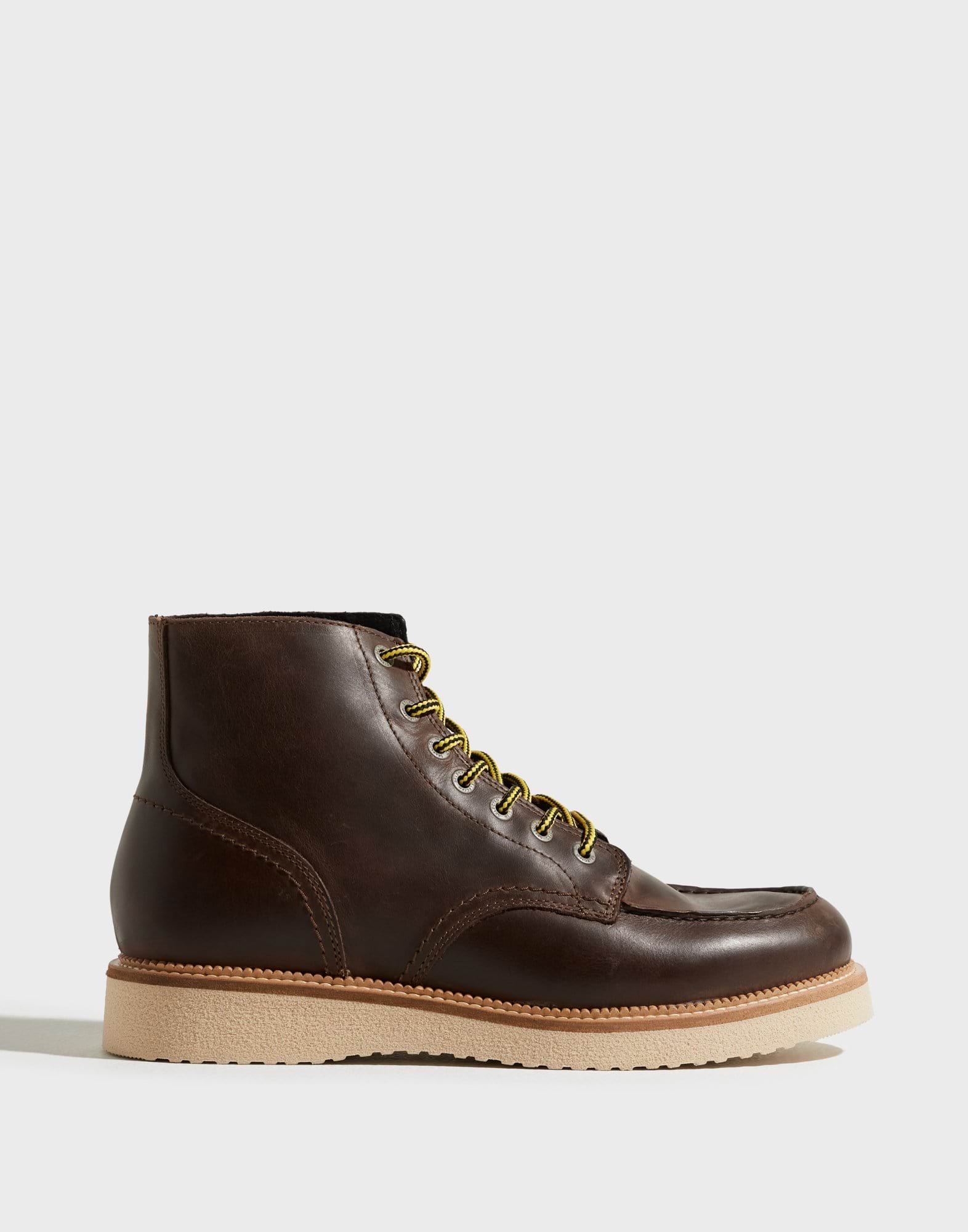 SLHTEO NEW LEATHER MOC-TOE BOOT B N