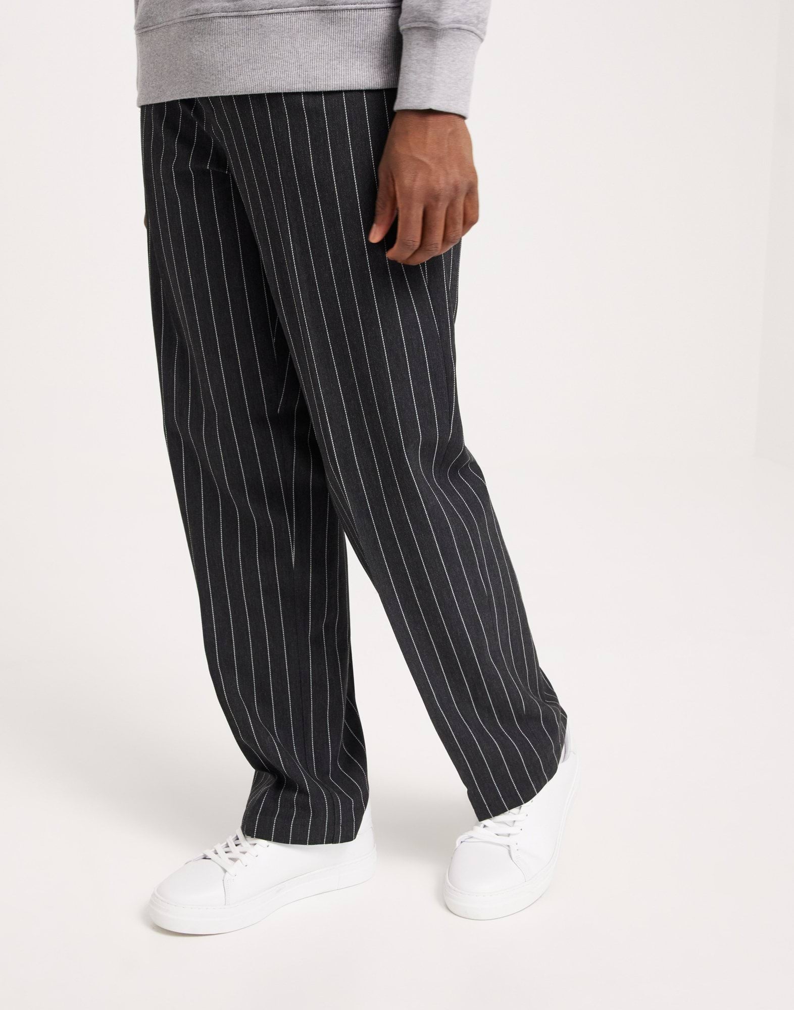 Como Pinstripe Wool Mélange Slacks