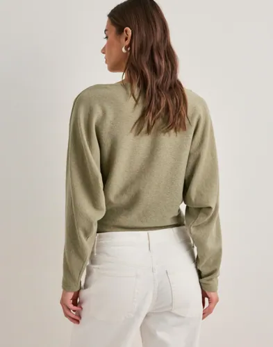 Nelly Effortless Knit LS Sweater stickade tröjor dam – bild 3