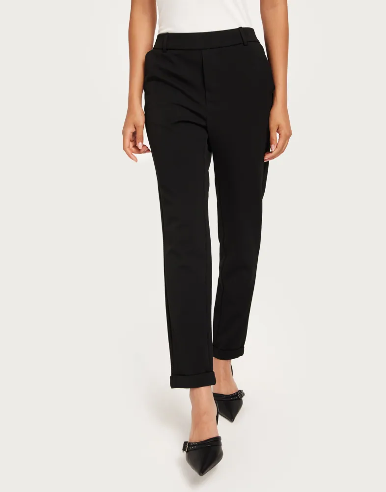 Buy Vero Moda VMMAYA MR LOOSE SOLID PANT NOOS Black