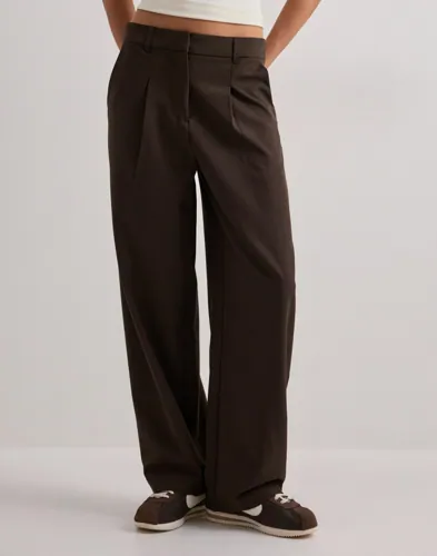 Pieces - Brun - Pcbosella Mw Barrel Pants Noos Bc