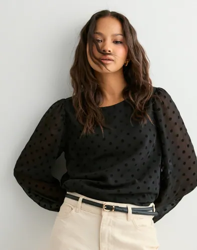 Pieces - Sort - Pcroberta Ls Top Wvn